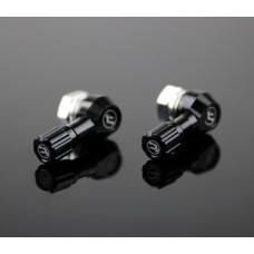Driven Racing Billet 90 Degree Valve Stems - 11.5mm for Honda, Kawasaki, Suzuki, Yamaha, and other Asian Models